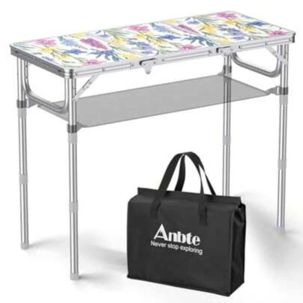 Camp Table Folding - Table de camping pliante avec filet