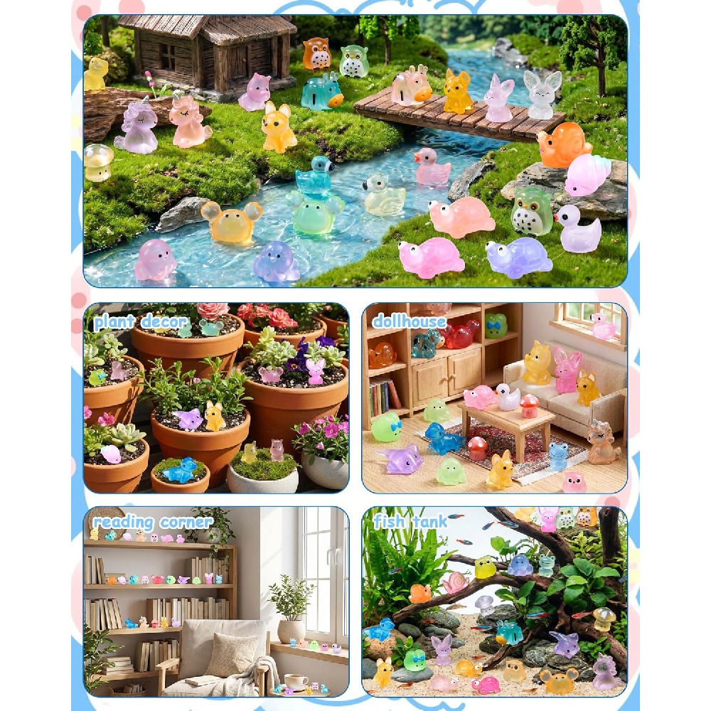 Outdoor Y Camping - 3 paquets de 12 figurines d'animaux
