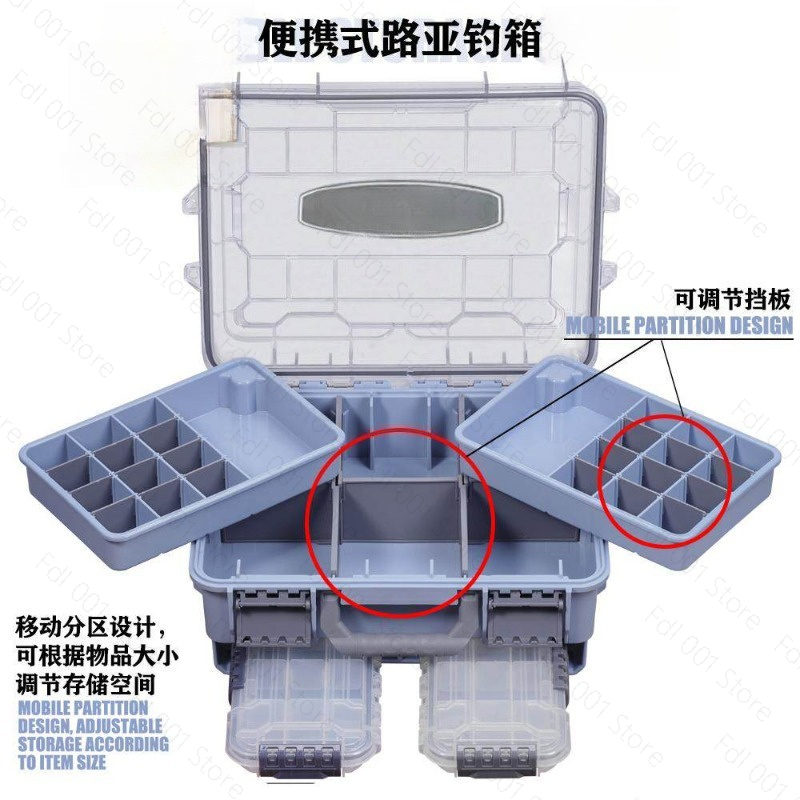 Outdoor Camping Box - Boîte de pêche de grande capacité,