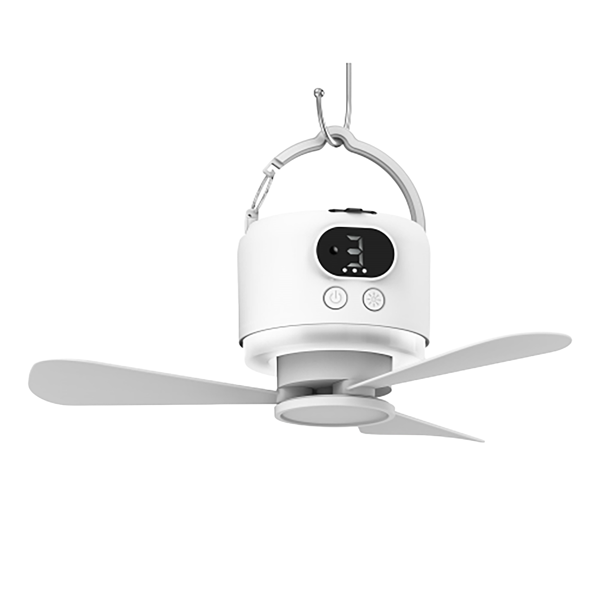 Outdoor Camping Fan - Ventilateur de plafond portable rechargeable 10400