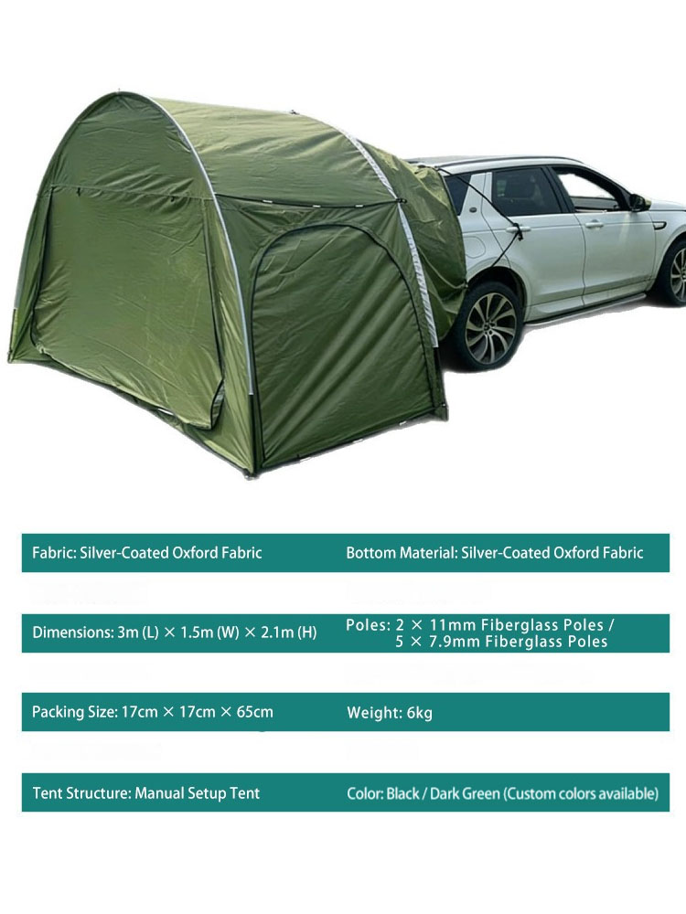 Outdoor Camping Canopy - Tente arrière de voiture pour camping