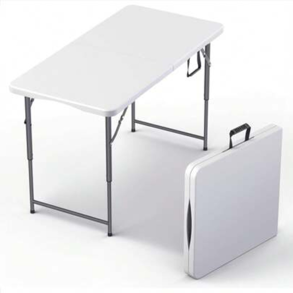 Camp Table Folding - Table pliante de 4 pieds, hauteur