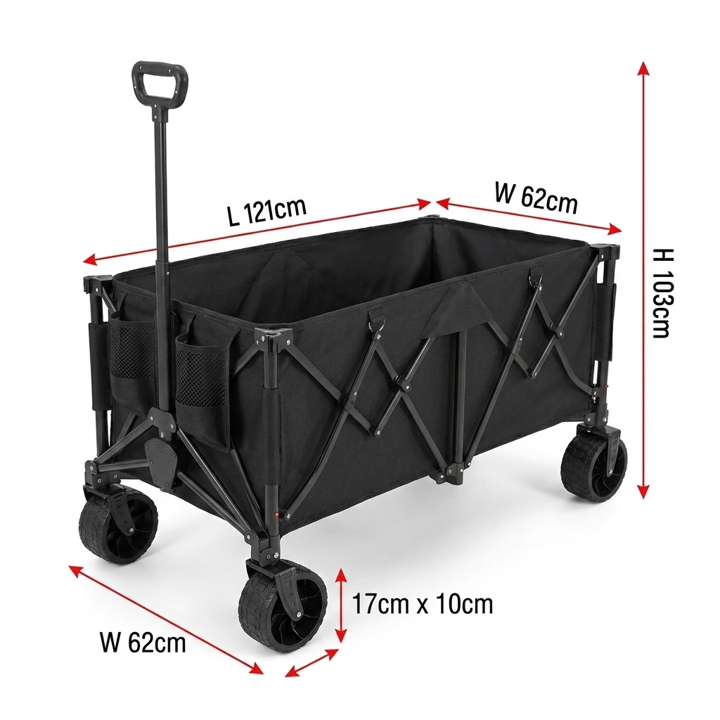 Camp Table Folding - Chariot pliant robuste personnalisé avec une