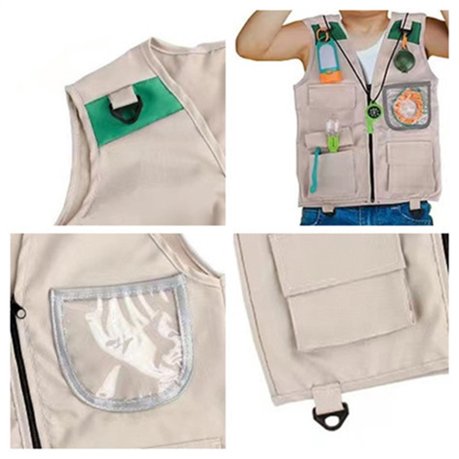 Outdoor Camping Kids Activities - Gilet de pêche pour enfants, veste