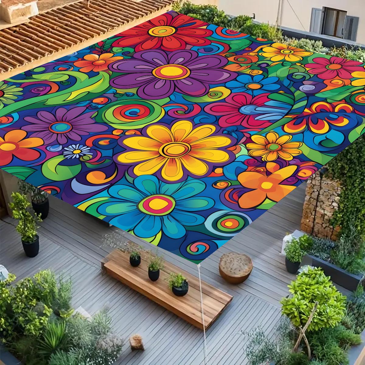 Tente de camping colorée à mot - Outdoor Camping Tarp avis et prix
