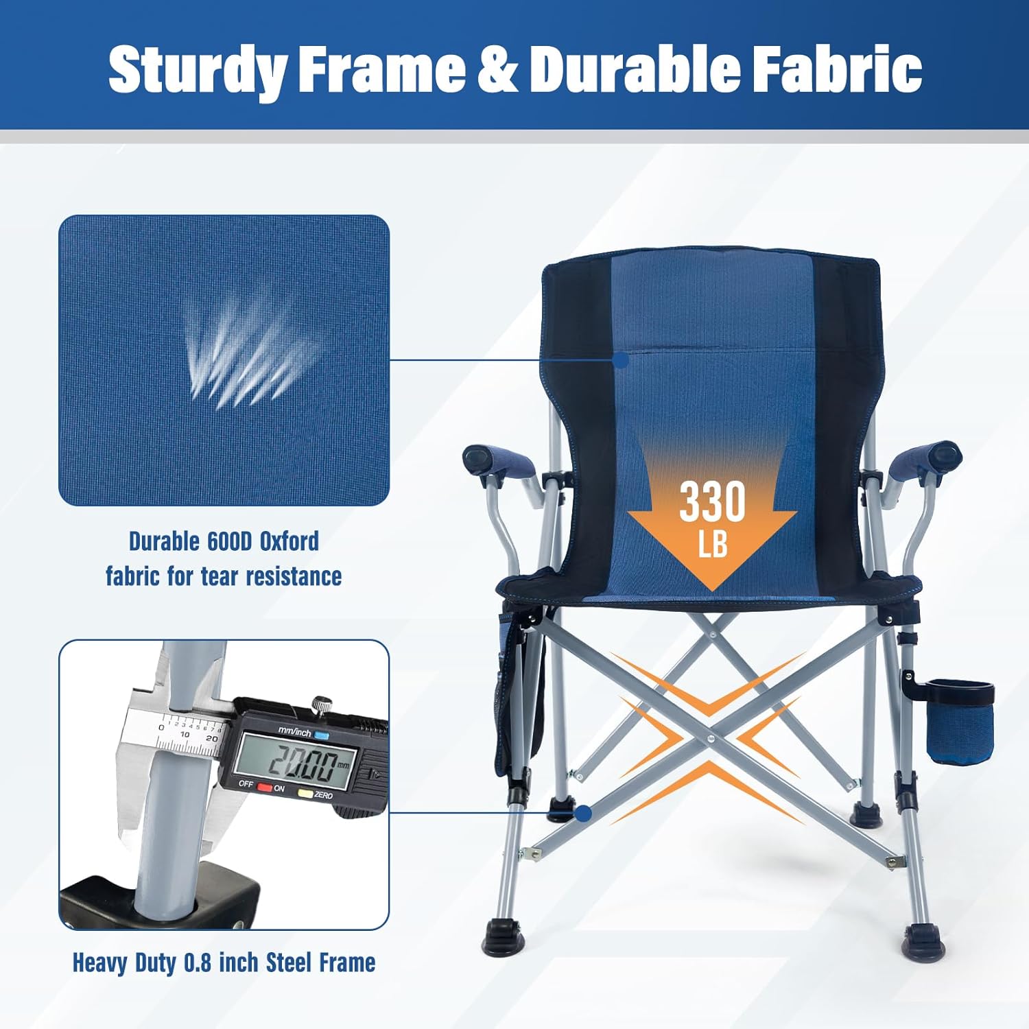 Chaise de camping pliable port - Outdoor Camping Chairs avis et prix