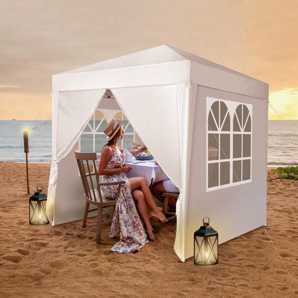 Tente Pop-Up 6,5x6,5 pieds, ab - Outdoor Camping Canopy avis et prix