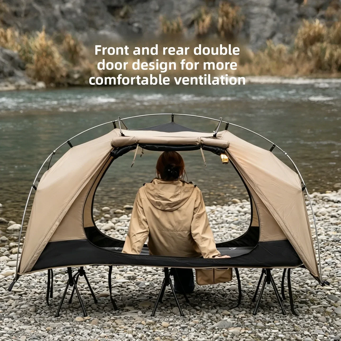MOUNTAINHIKER Tente-lit de cam - Outdoor Camping Canopy avis et prix
