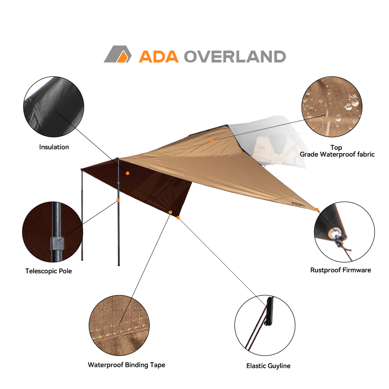 Auvent de voiture portable éta - Outdoor Camping Canopy avis et prix