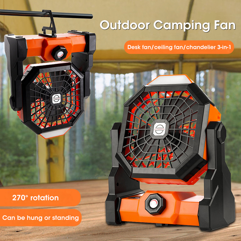 Ventilateur de Camping 10000mA - Outdoor Camping Fan avis et prix