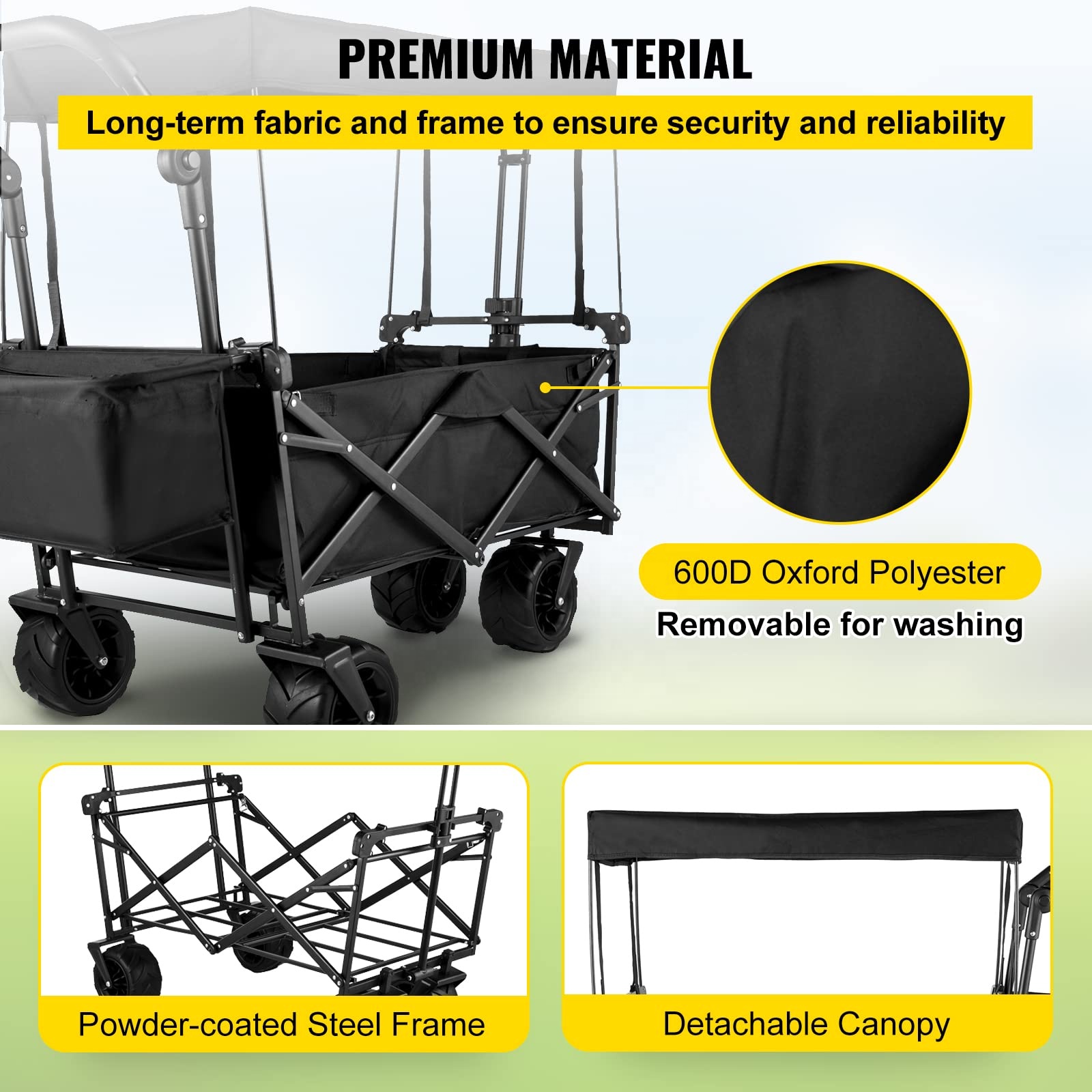 Chariot de camping pliable d'e - Outdoor Camping Canopy avis et prix