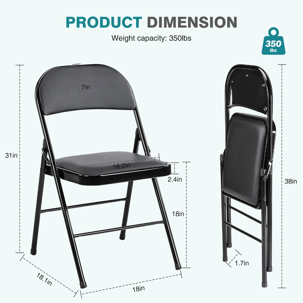 Lot de 4 chaises pliantes remb - Outdoor Camping Chairs avis et prix