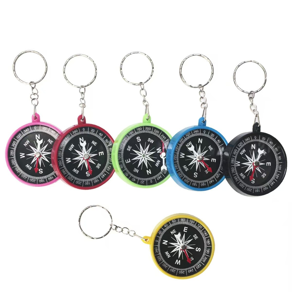 Compas porte-clés en plastique - Outdoor Camping Kids Activities avis et prix