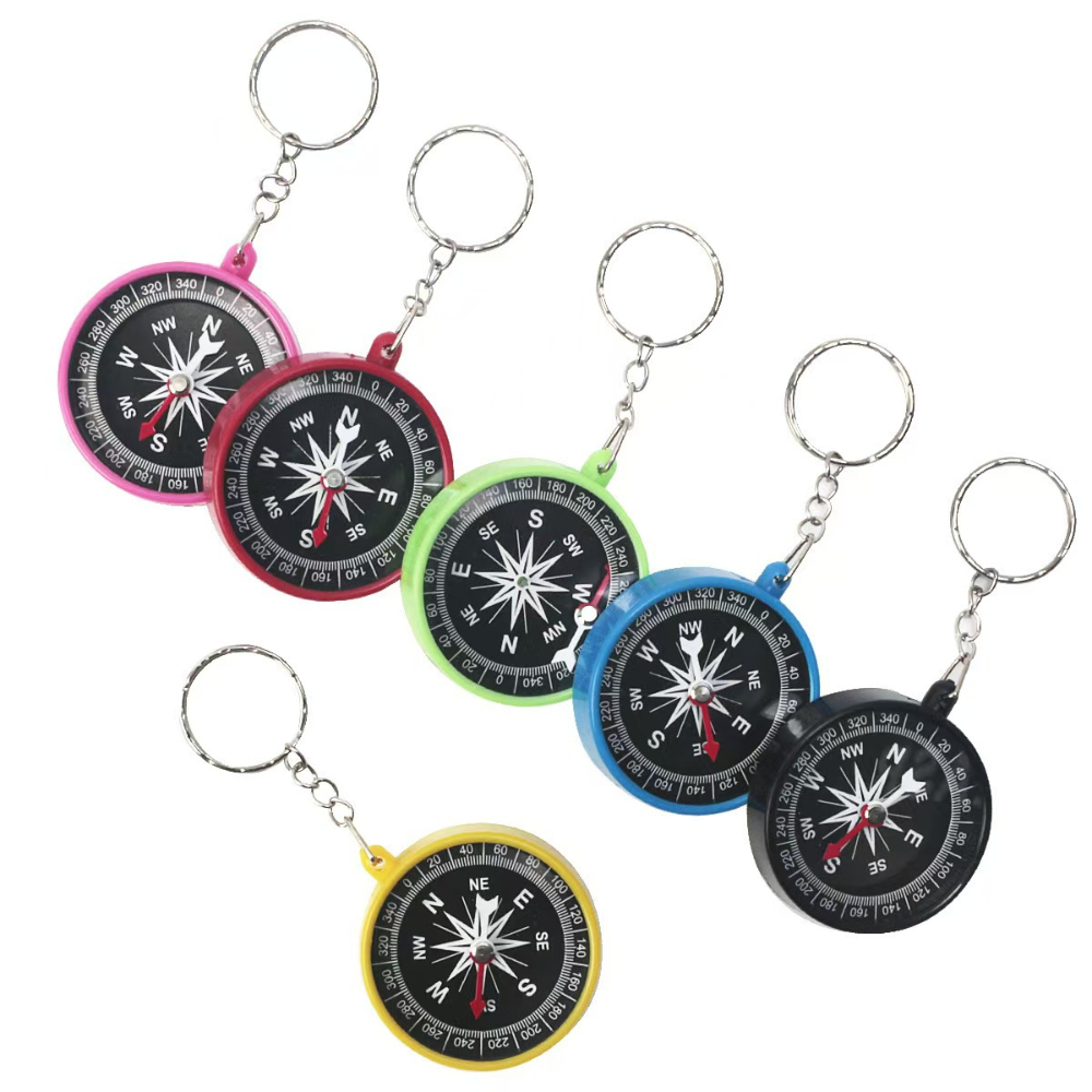 Compas porte-clés en plastique - Outdoor Camping Kids Activities avis et prix