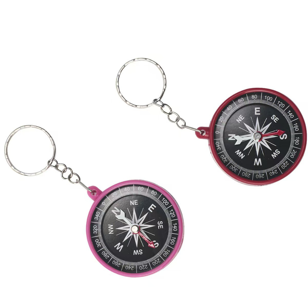 Compas porte-clés en plastique - Outdoor Camping Kids Activities avis et prix