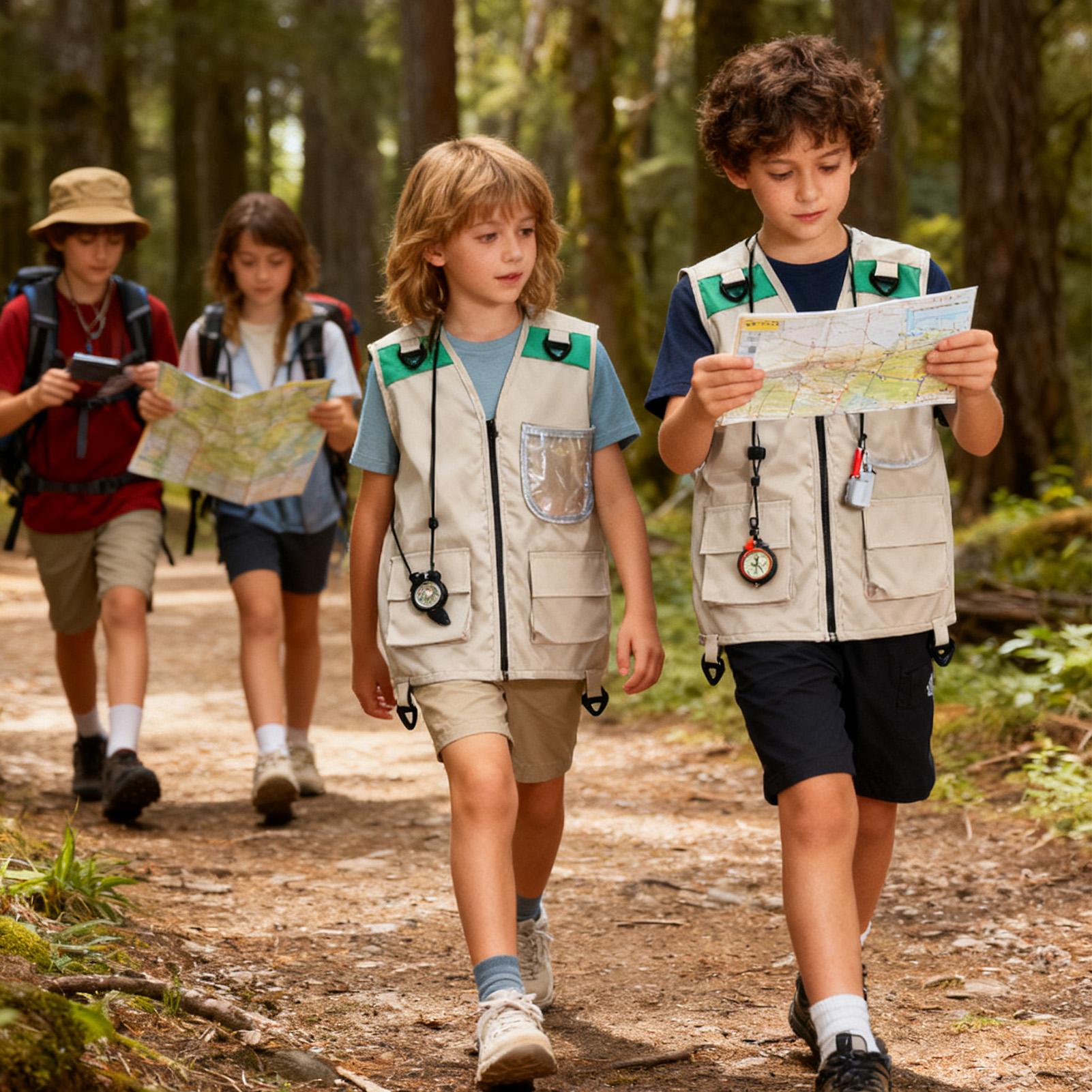Gilet de pêche pour enfants, v - Outdoor Camping Kids Activities avis et prix