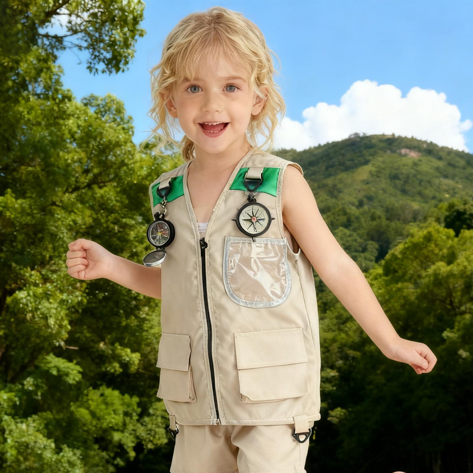 Gilet de pêche pour enfants, v - Outdoor Camping Kids Activities avis et prix