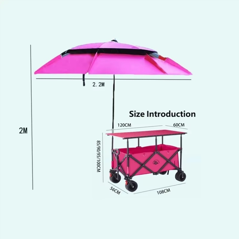 Chariot pliant robuste de 420  - Outdoor Camping Canopy avis et prix